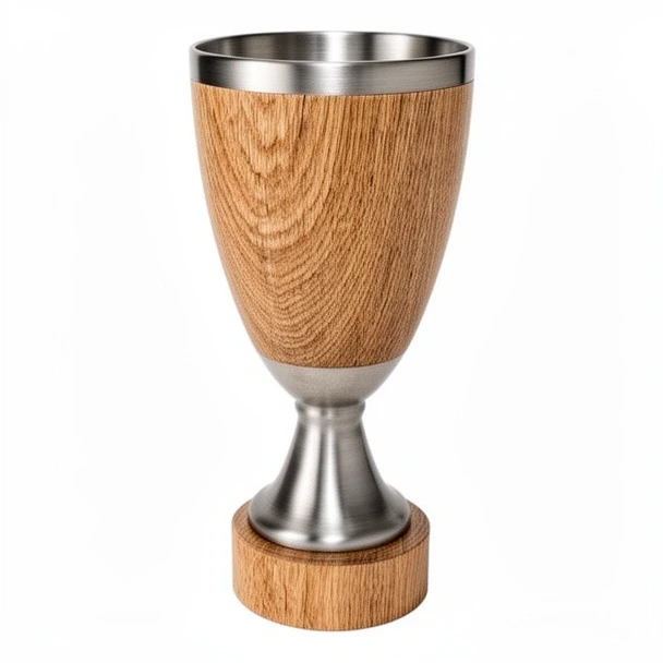 Trophée bois et métal